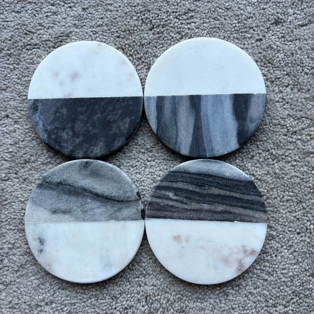 Marble Stone Drink Coasters